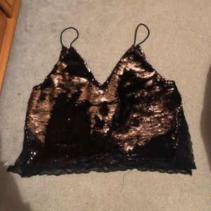 Free people sequin top